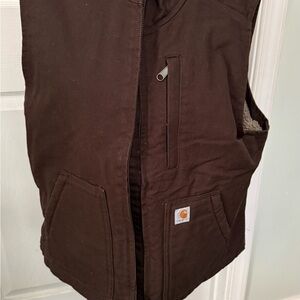 Carhartt Brown Insulated Workwear Vest NWT